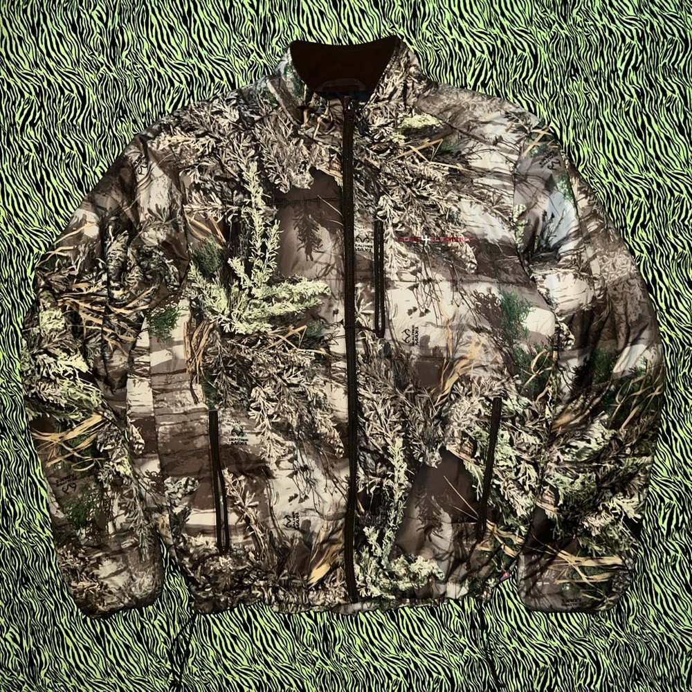 CORE4Elememt Camo real tree puffer jacket